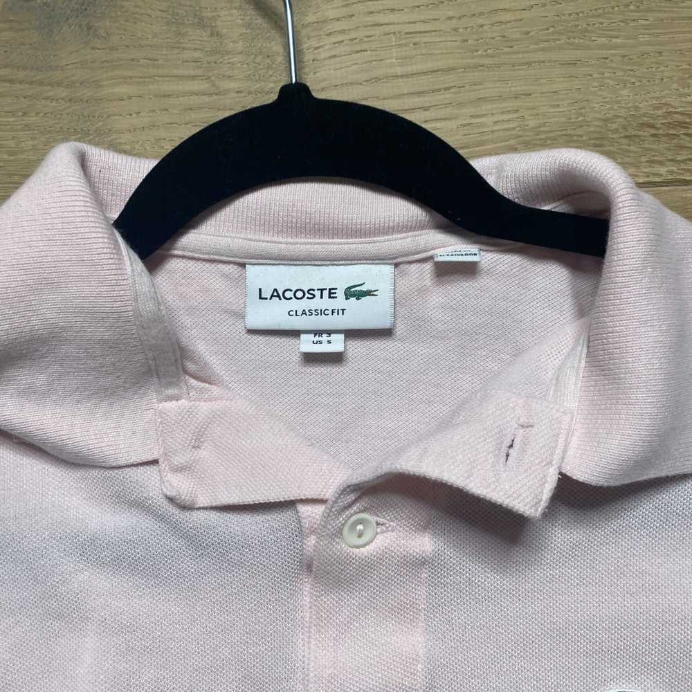 Lacoste Lacoste Pink Polo - image 2