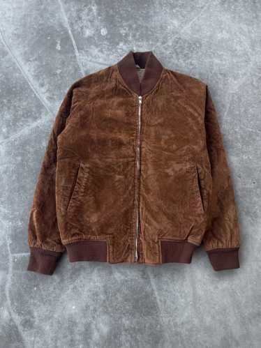 Bomber Jacket × Vintage Vintage 70's Teddy Brown S