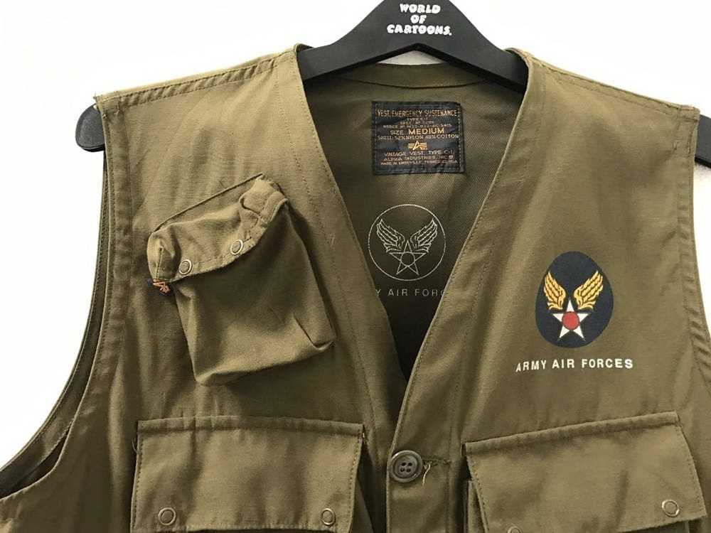 Alpha Industries × Us Air Force × Vintage 80s 90s… - image 2