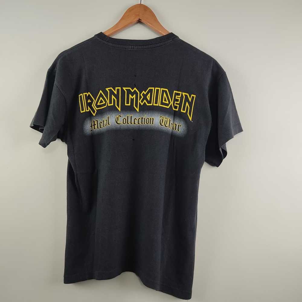 Band Tees × Iron Maiden × Vintage 1985 Iron Maide… - image 2