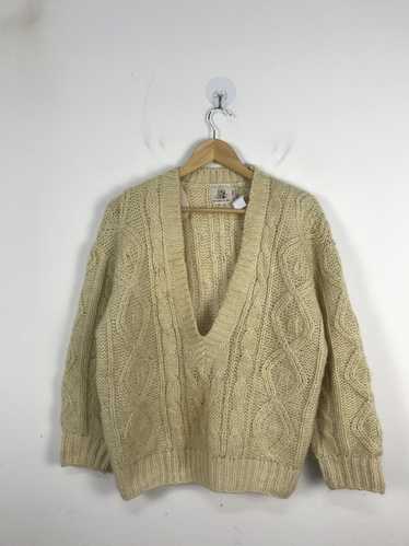 Coloured Cable Knit Sweater × Japanese Brand Mips… - image 1