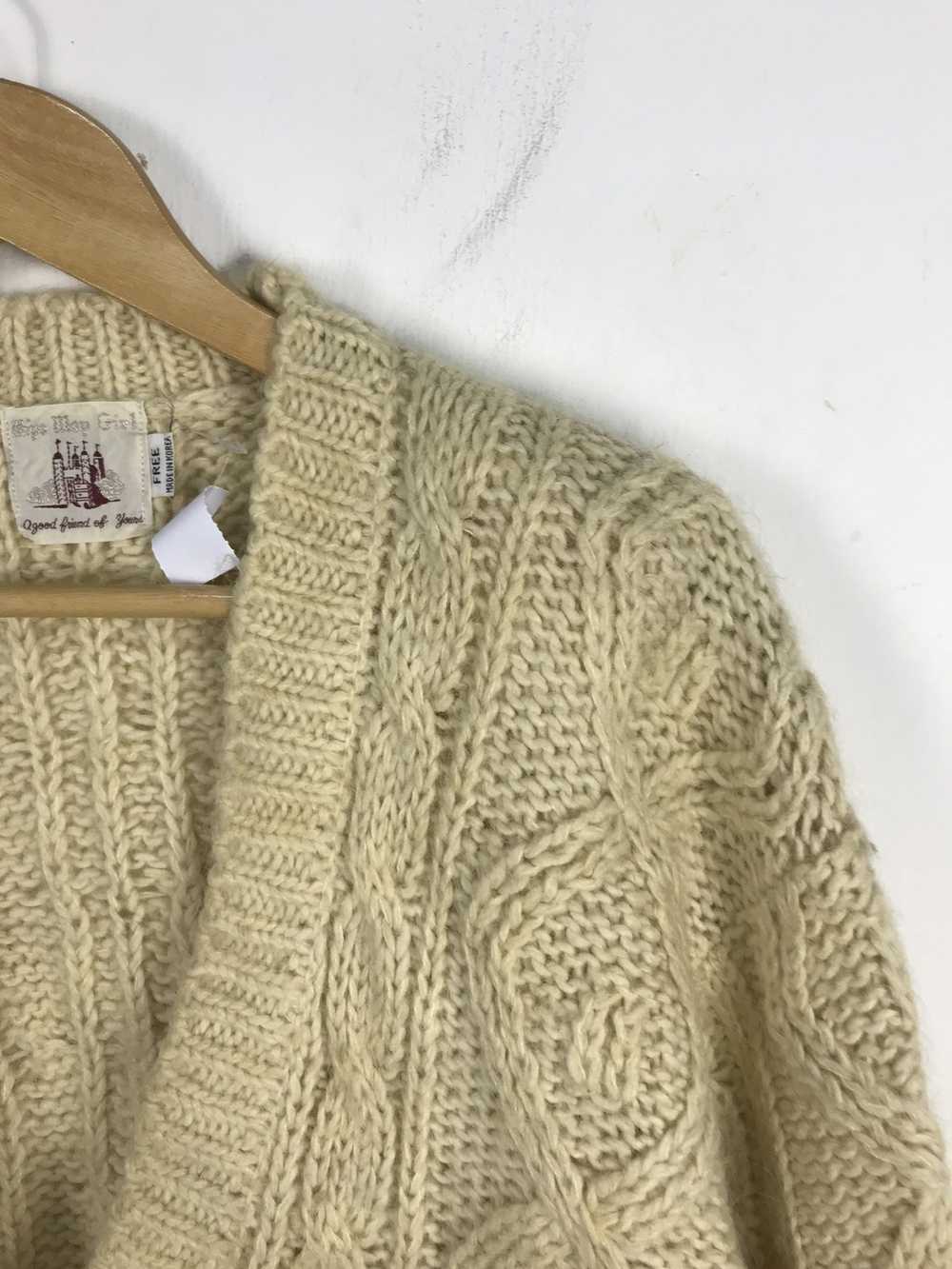 Coloured Cable Knit Sweater × Japanese Brand Mips… - image 3