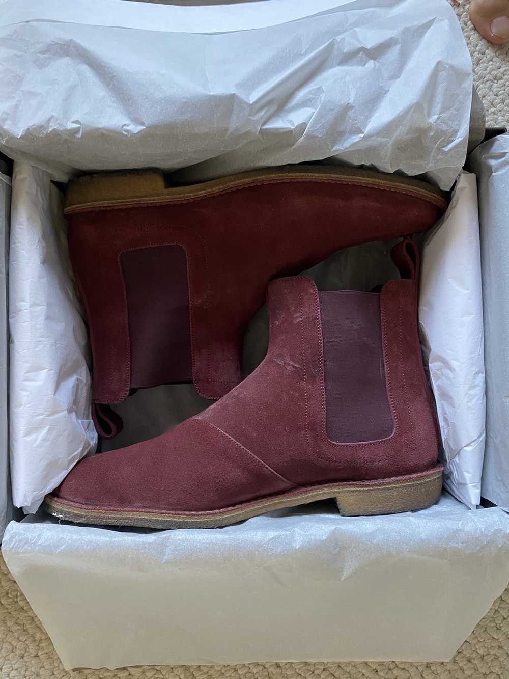 Bottega Veneta Bottega Veneta Chelsea Boots Red S… - image 6