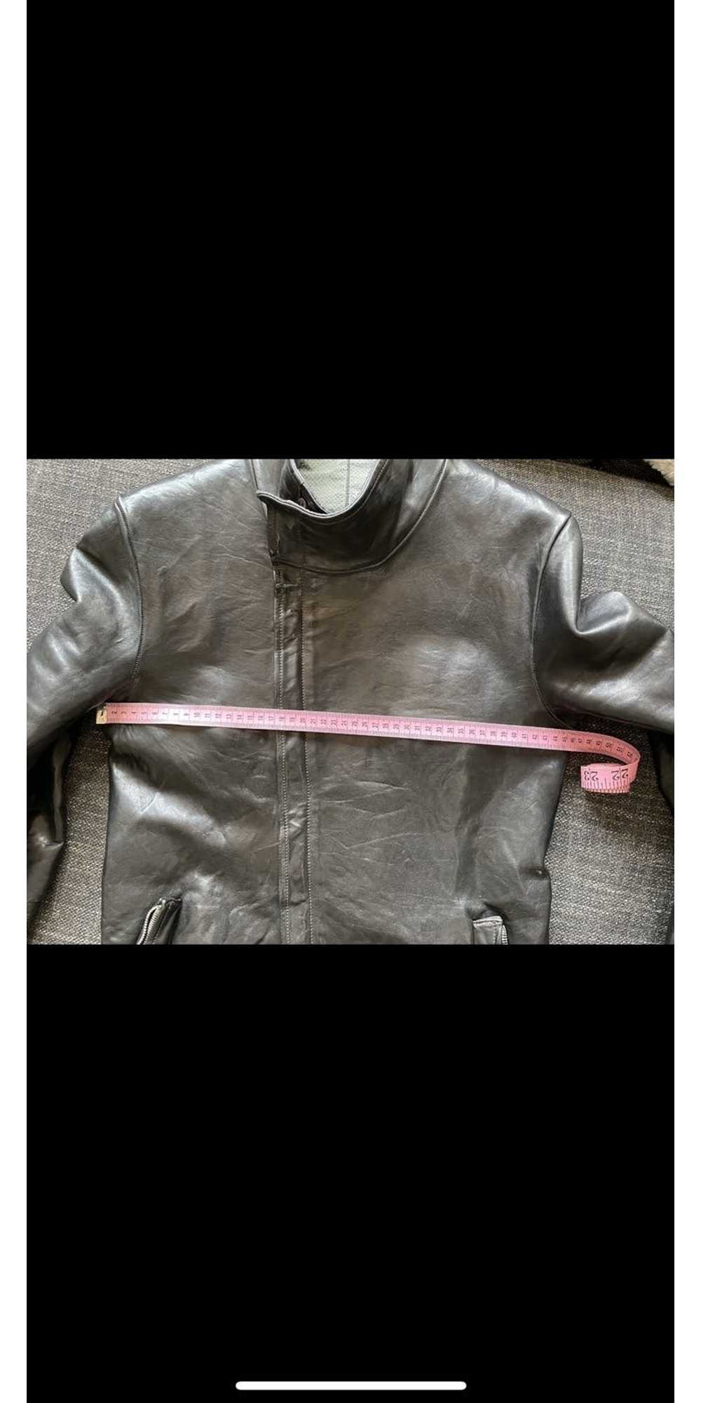 Carol Christian Poell High Neck Leather Jacket (B… - image 10