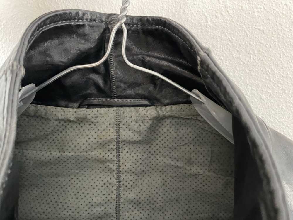 Carol Christian Poell High Neck Leather Jacket (B… - image 7