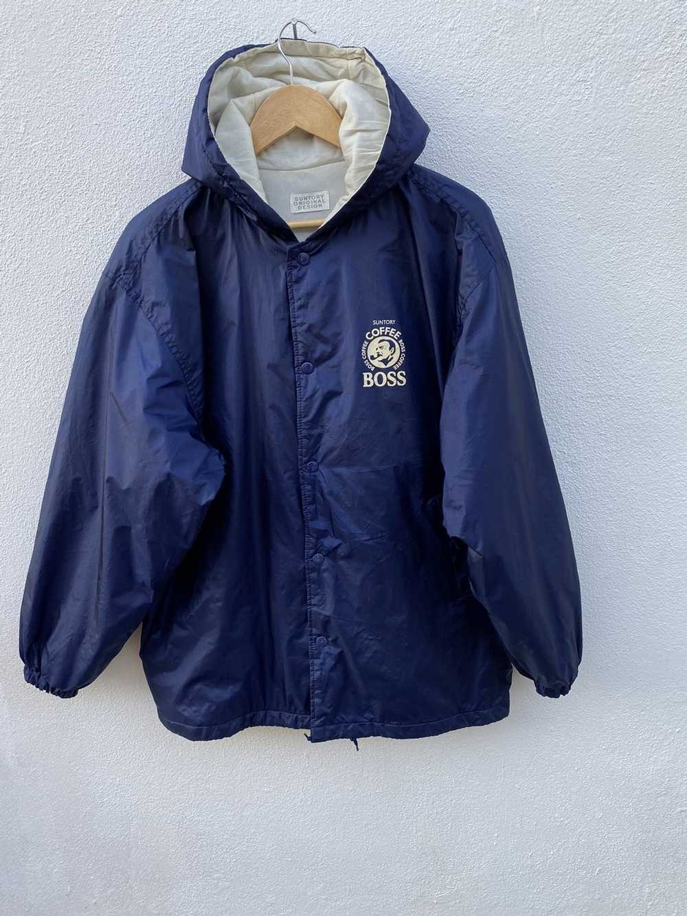 Japanese Brand Suntory boss coffee hoodie parka j… - image 3