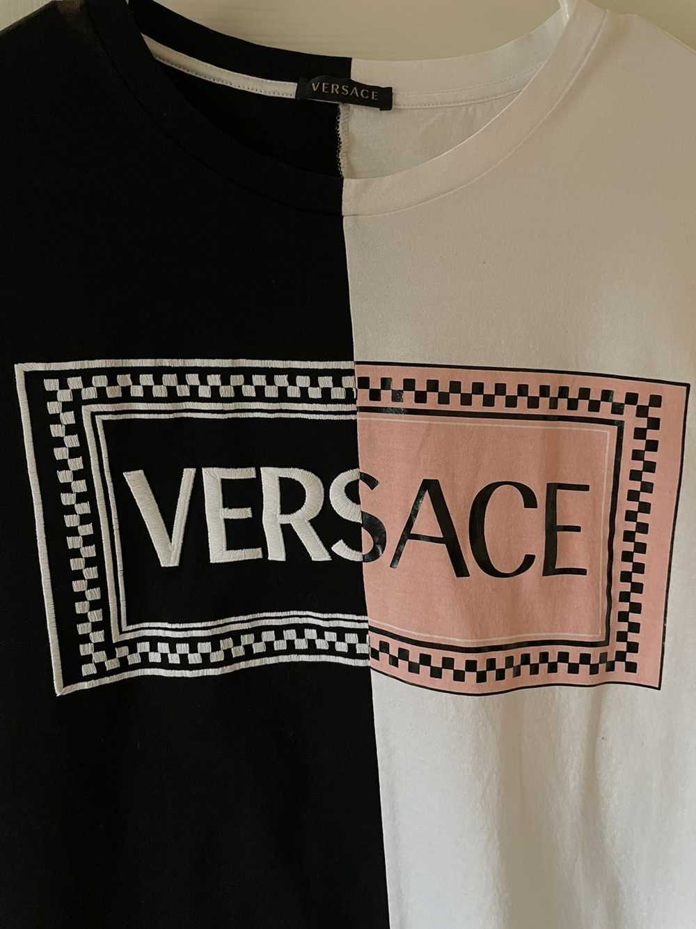 Versace Versace split tee - image 2