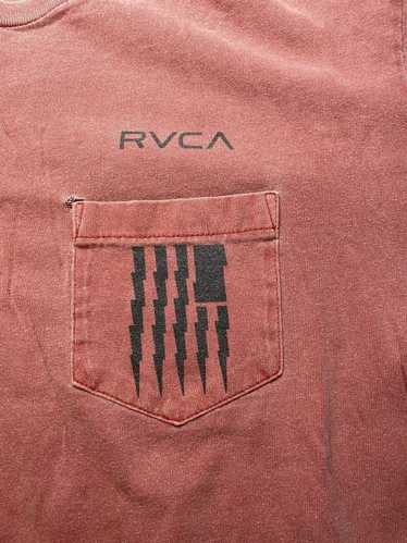 Rvca × Vintage RVCA American Flag Pocket Tee - image 1