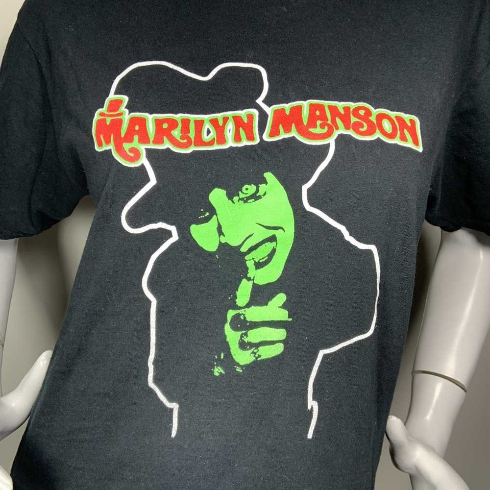 Marilyn Manson × Rock T Shirt × Vintage MARILYN MANSO… - Gem