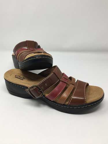 Clarks Size 9.5 Tan Multi Sandals NWOB - image 1