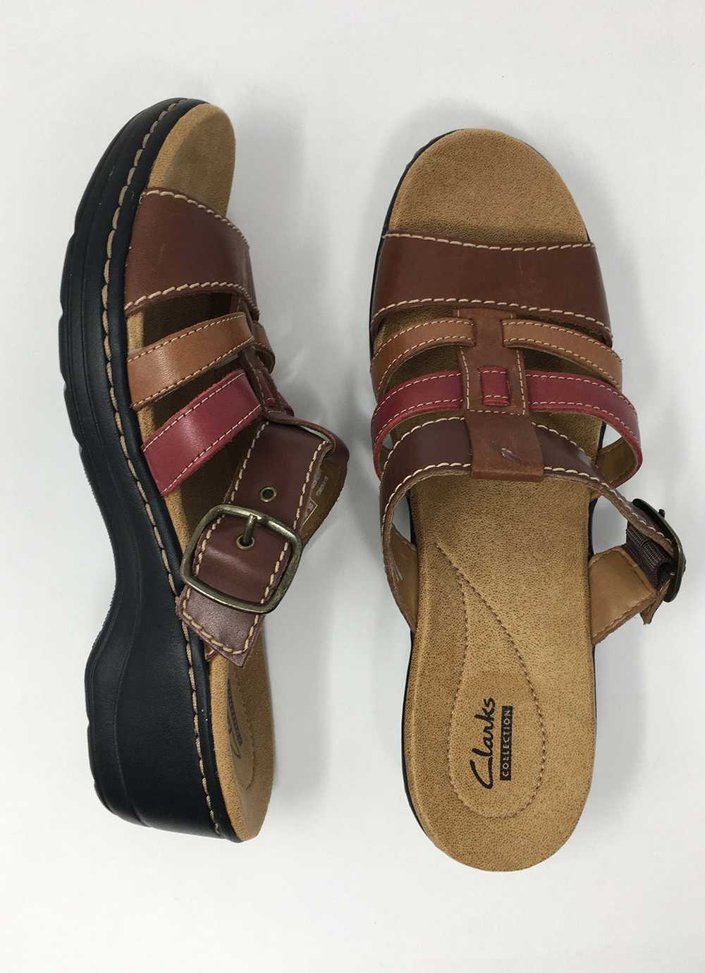 Clarks Size 9.5 Tan Multi Sandals NWOB - image 2