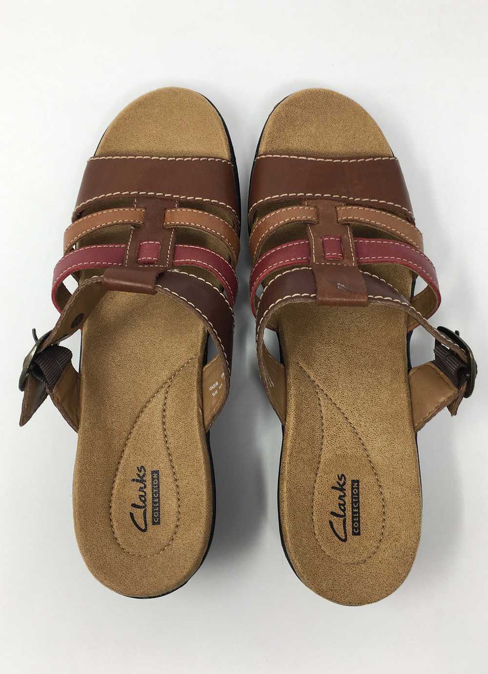 Clarks Size 9.5 Tan Multi Sandals NWOB - image 3