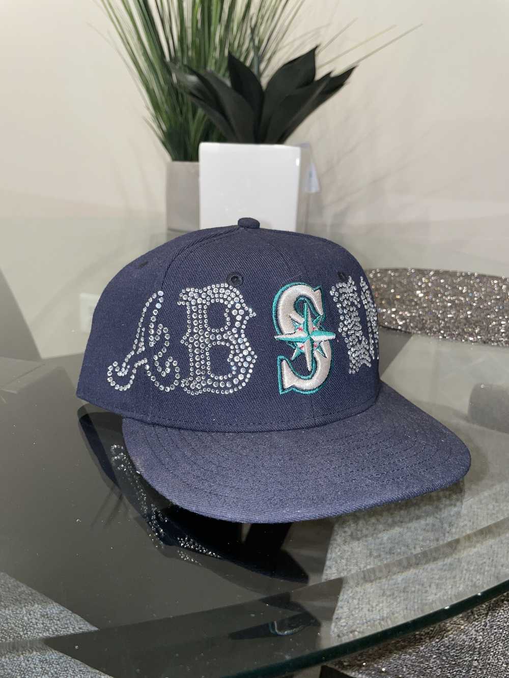 Absent Absent Rhinestone Fitted Seattle Mariners - image 4