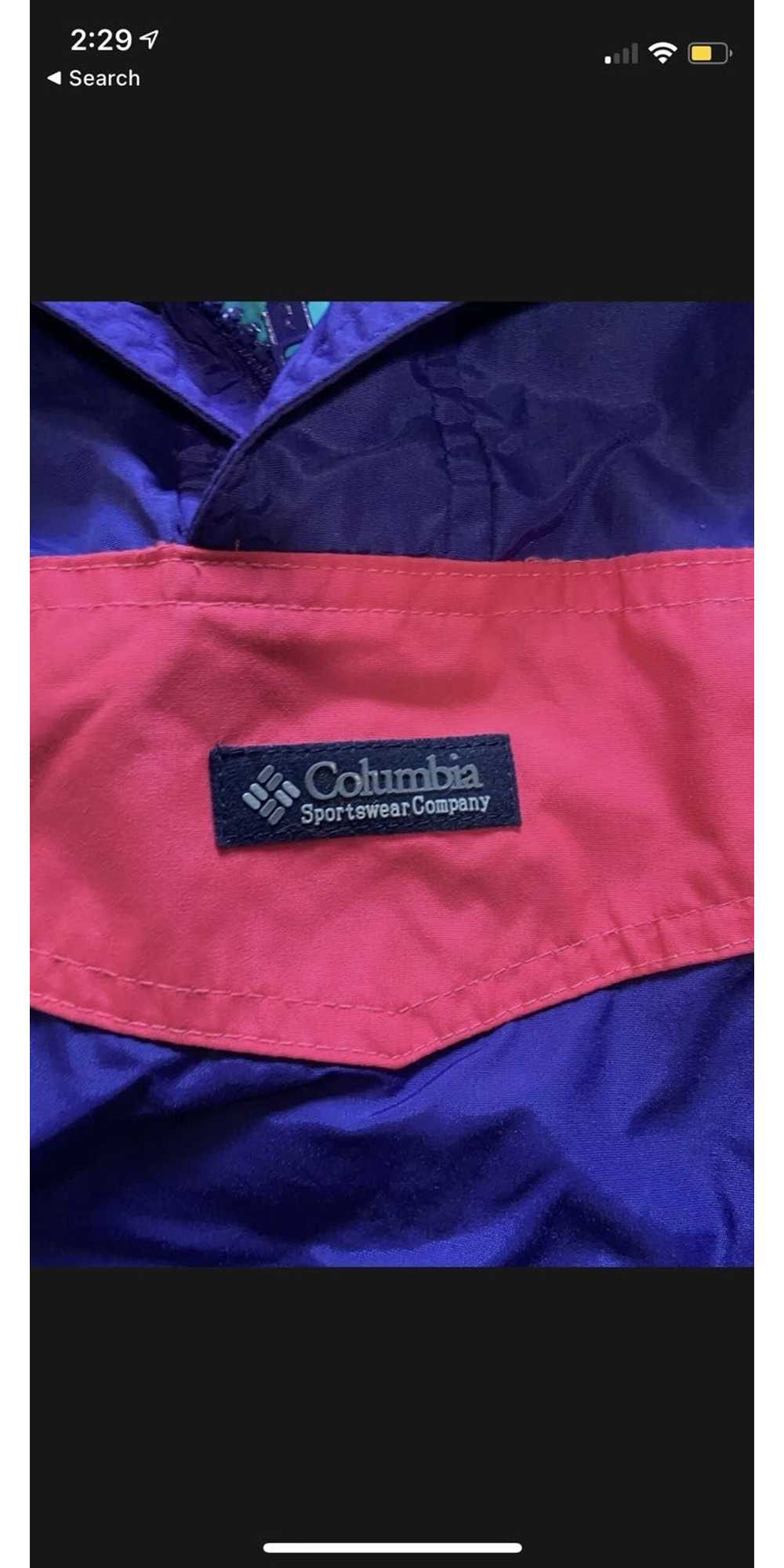 Columbia Vintage 1994 Columbia Anorak Ski Jacket … - image 3