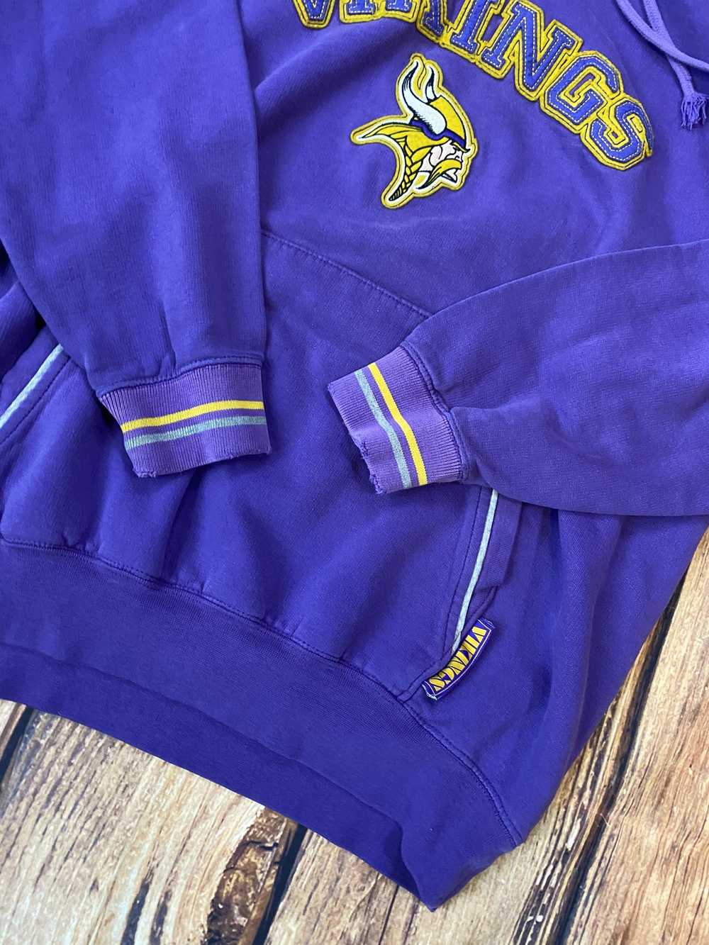 NFL × Vintage Vintage Minnesota Vikings hoodie - image 3