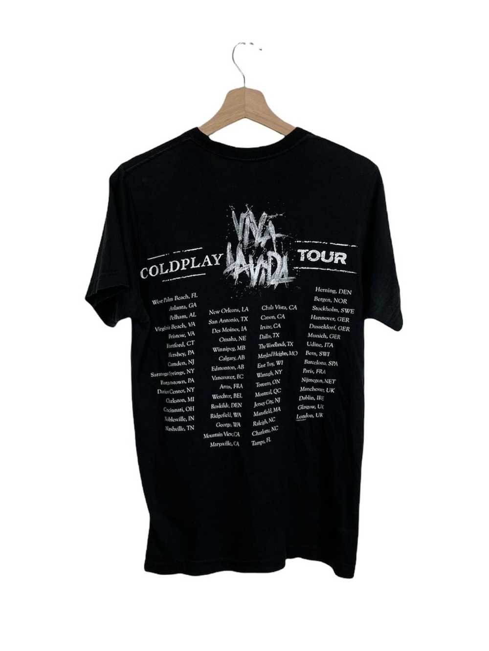 Band Tees × Rock Tees COLDPLAY VIVA LA VIDA TOUR … - image 2