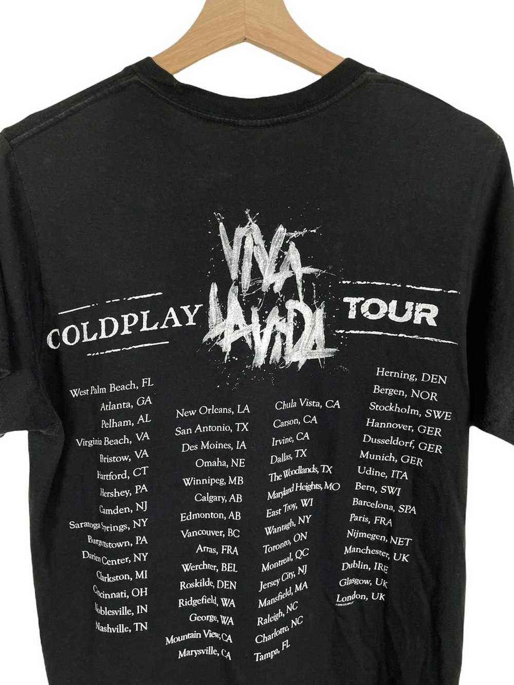 Band Tees × Rock Tees COLDPLAY VIVA LA VIDA TOUR … - image 5