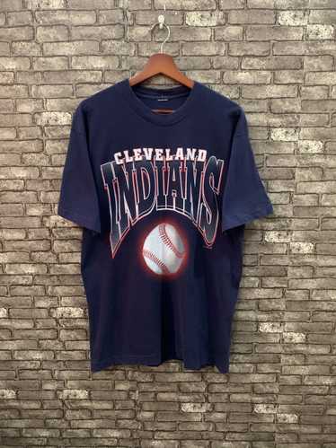 Vintage 1997 Cleveland Indians jersey / t shirt By BIKE Sz XL thick material