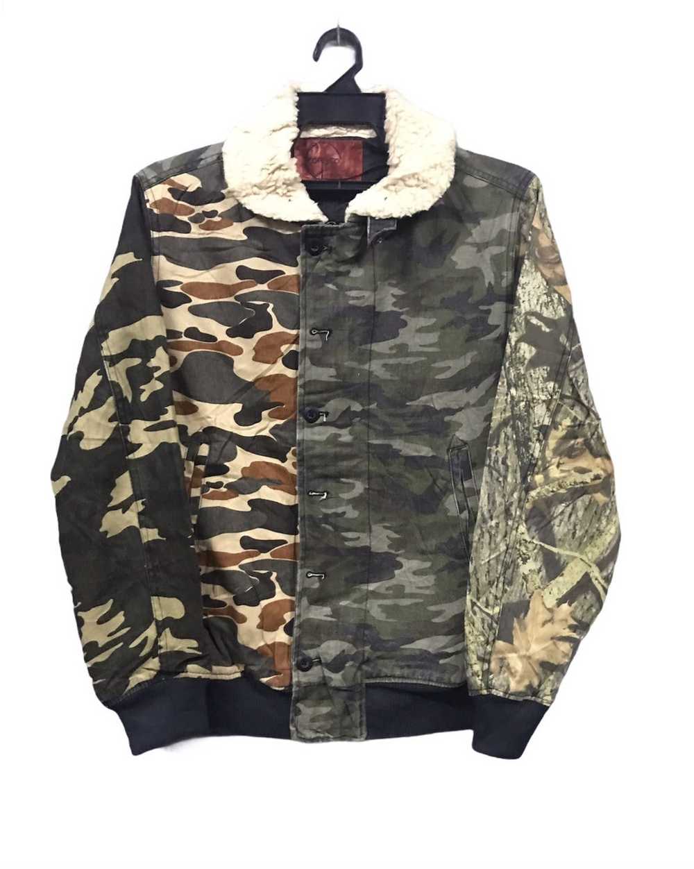 Designer Rare Camo Combination Jacket - image 1