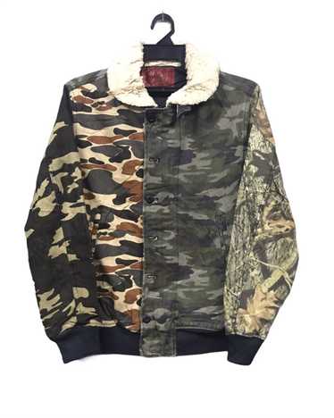 Designer Rare Camo Combination Jacket - image 1