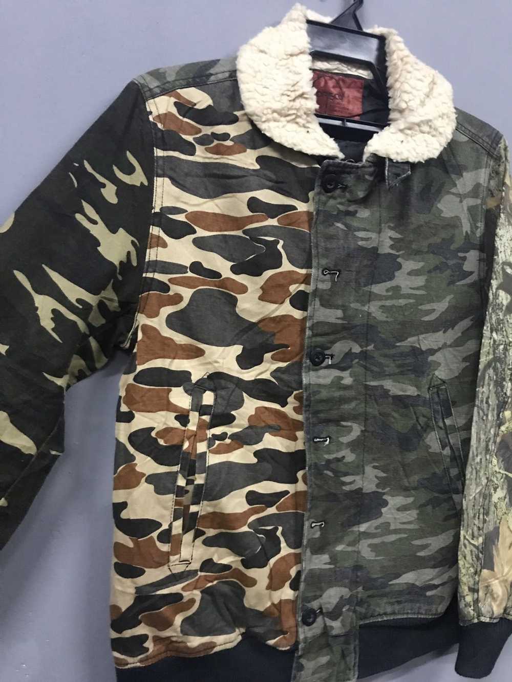 Designer Rare Camo Combination Jacket - image 3