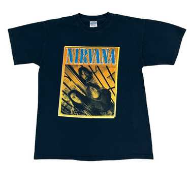 Gildan Vintage Y2k Nirvana Band Grunge T-shirt in… - image 1