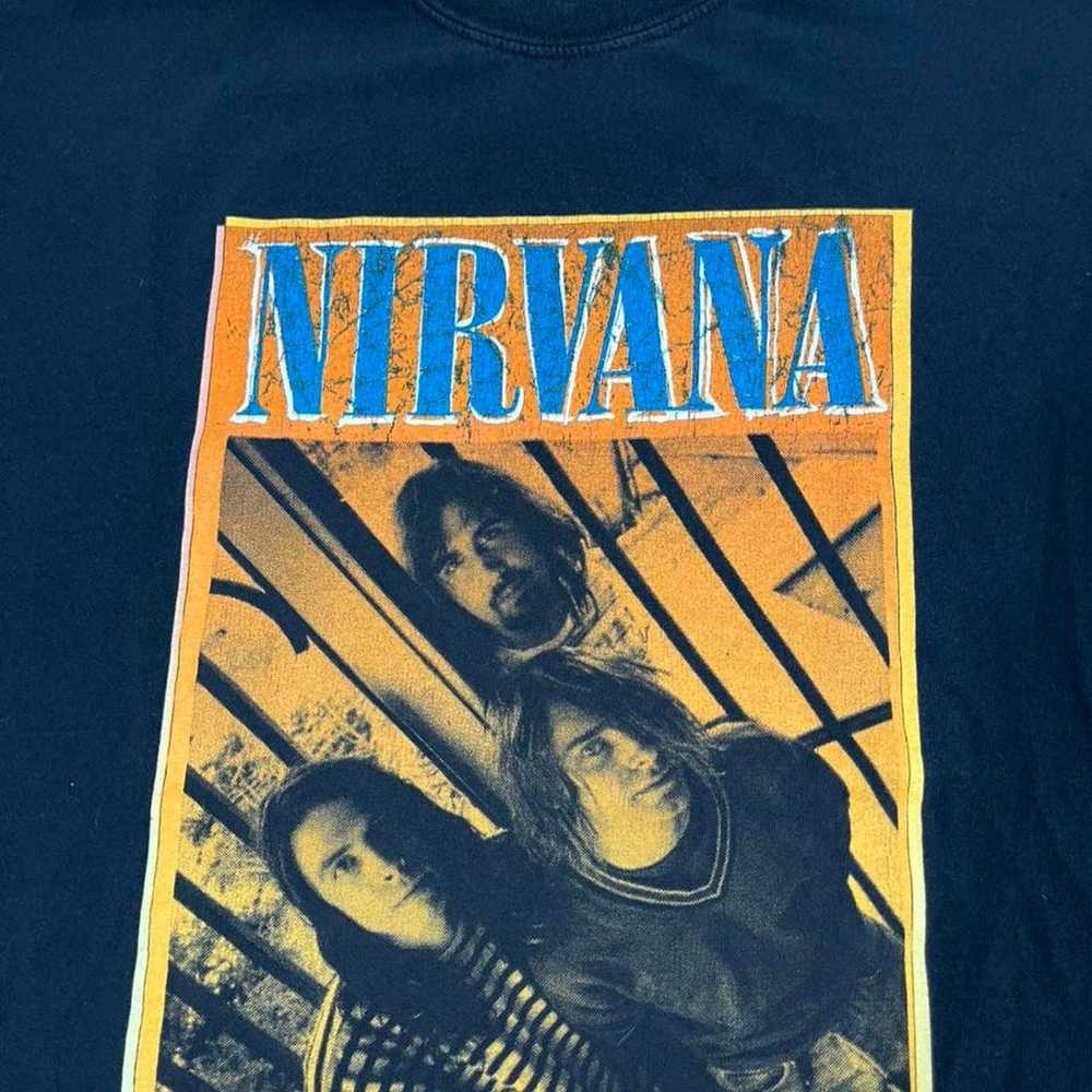 Gildan Vintage Y2k Nirvana Band Grunge T-shirt in… - image 3