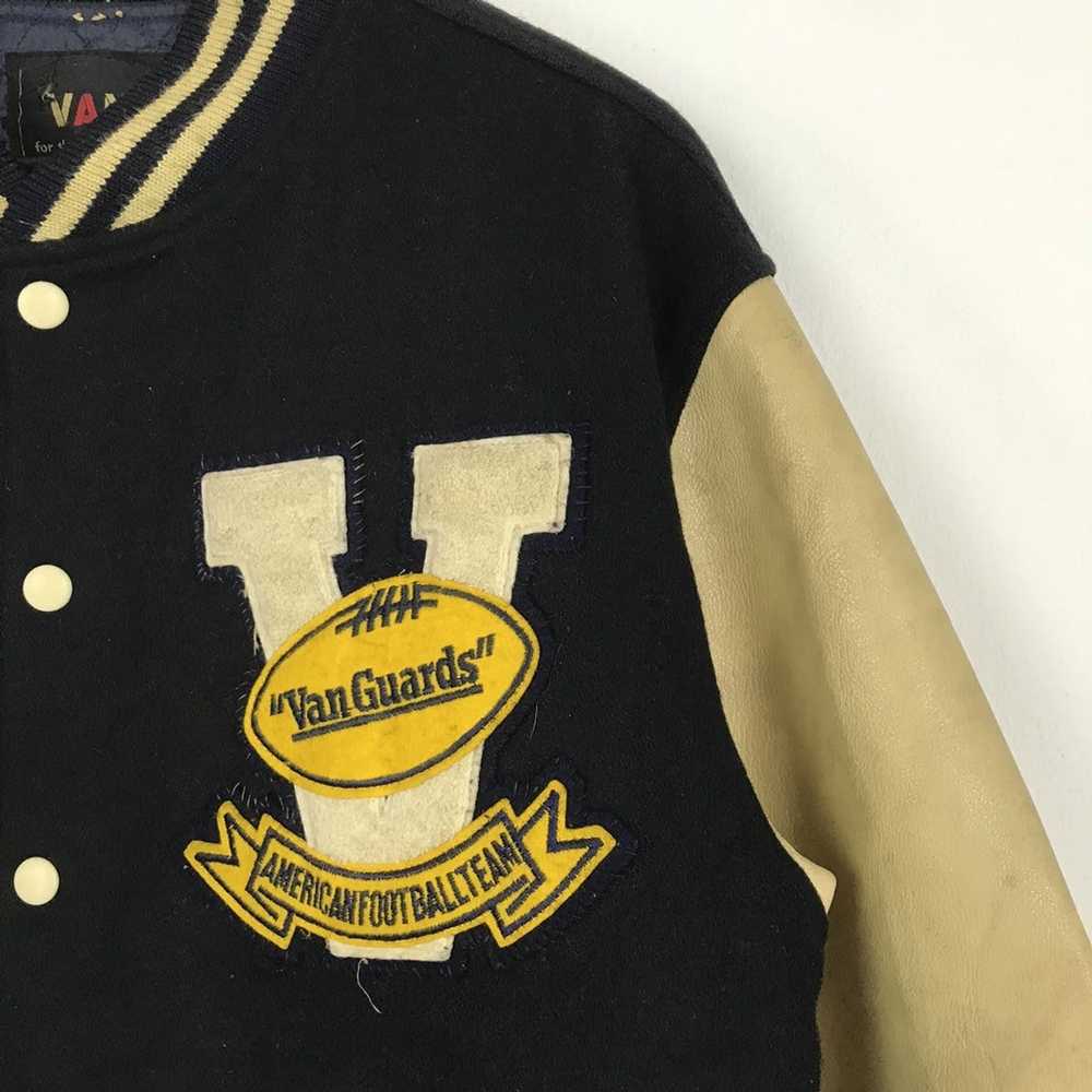 Varsity Jacket × Vintage 💣OFFER Vtg VAN JAC Patc… - image 4