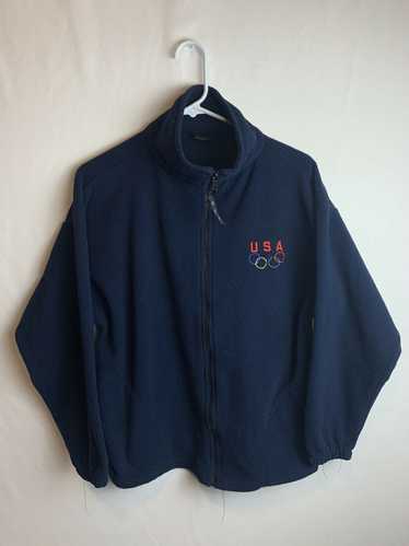 Other Atlanta Olympics Fleece Full Zip Navy M Pock