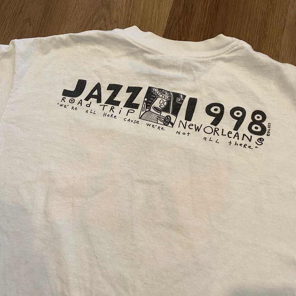 1998 New Orleans Jazz Fest Big Hed Art Tee - image 5