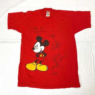 1990s Mickey Mouse old Disney drawings t-shirt - Gem