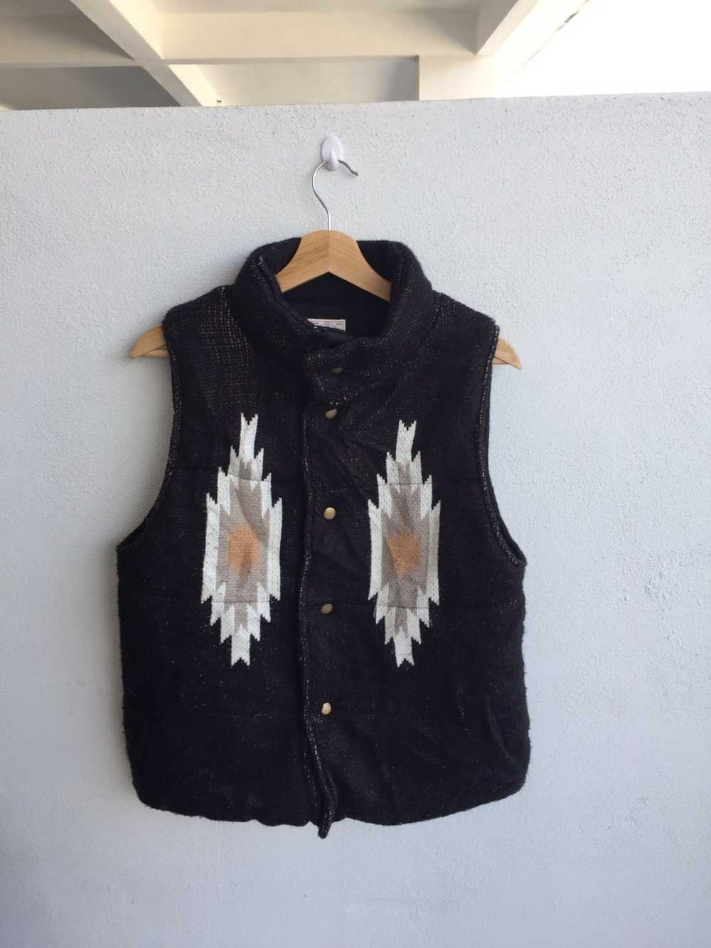 Navajo × Rodeo Rodeo Crowns Vest/ Novajo motif ro… - image 1