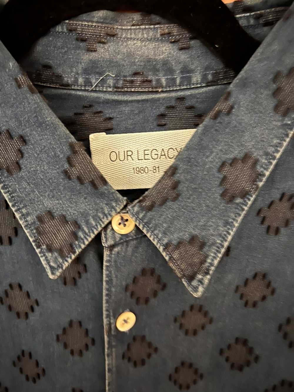 Our Legacy Our Legacy Pattern shirt - image 2