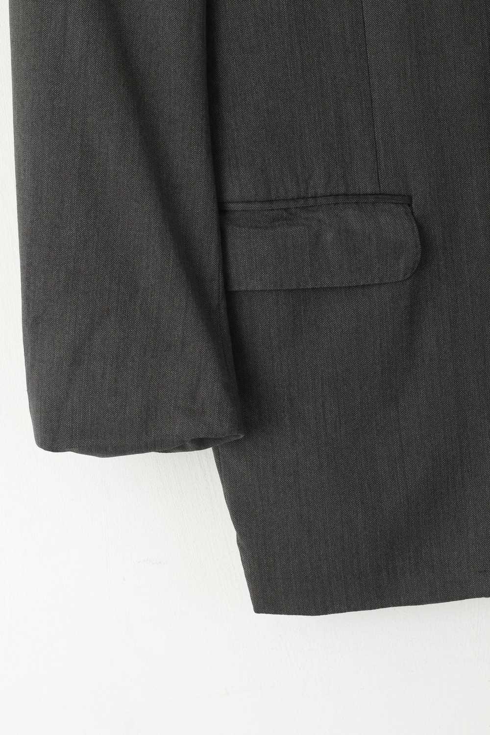Canali Canali Men 56 46 Blazer Gray Vintage Wool … - image 3