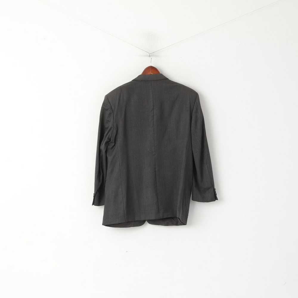 Canali Canali Men 56 46 Blazer Gray Vintage Wool … - image 6