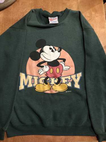 Hanes Vintage 90s Disney Mickey Mouse Sweatshirt