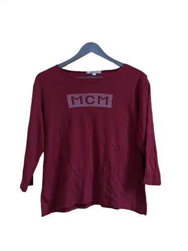 MCM MCM Spell Out Long Sleeve Tee