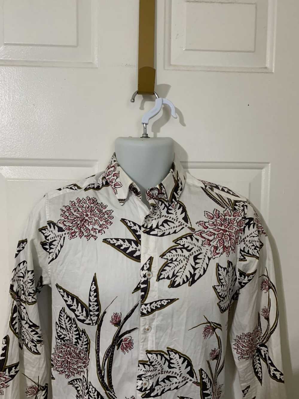 Ted Baker Floral Hidden button down shirt - image 5