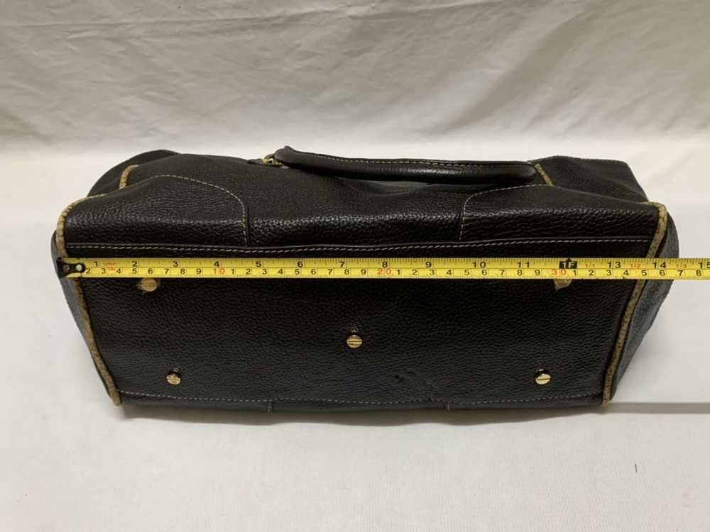 Bag × Genuine Leather Heritage Borbonese Milano T… - image 12
