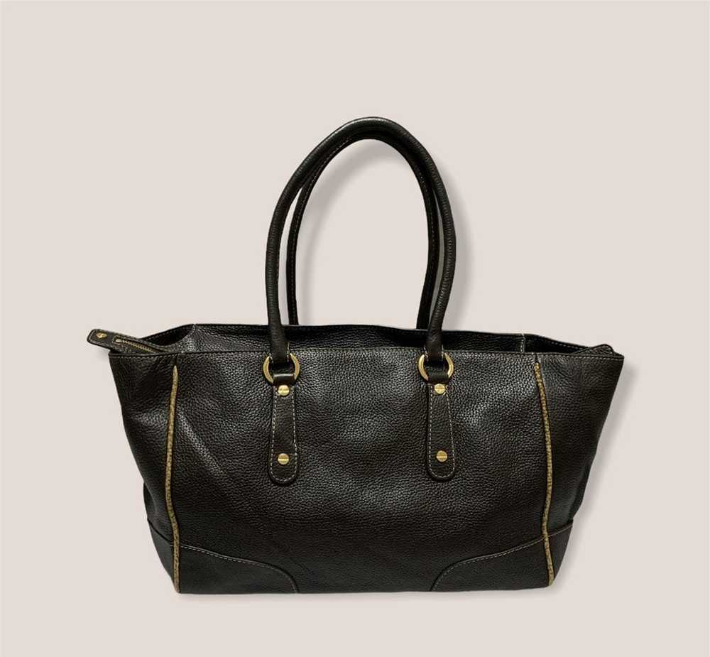 Bag × Genuine Leather Heritage Borbonese Milano T… - image 2