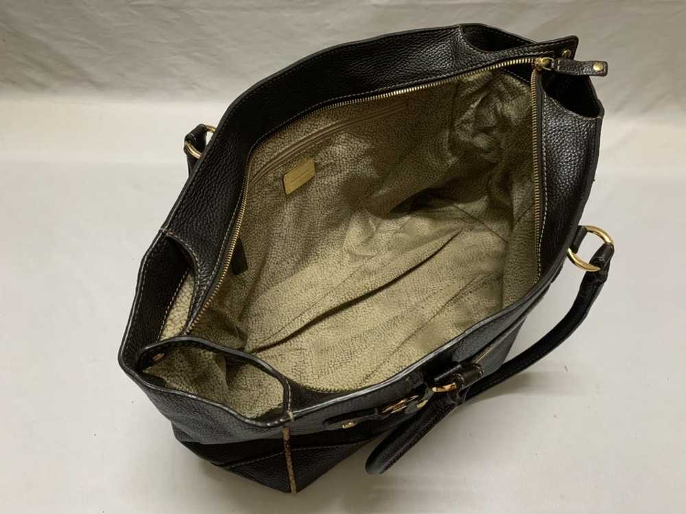 Bag × Genuine Leather Heritage Borbonese Milano T… - image 3