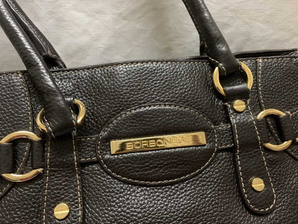 Bag × Genuine Leather Heritage Borbonese Milano T… - image 5