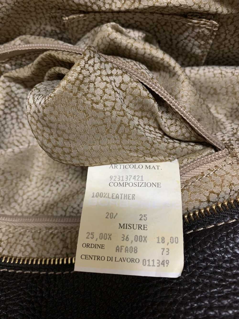 Bag × Genuine Leather Heritage Borbonese Milano T… - image 7