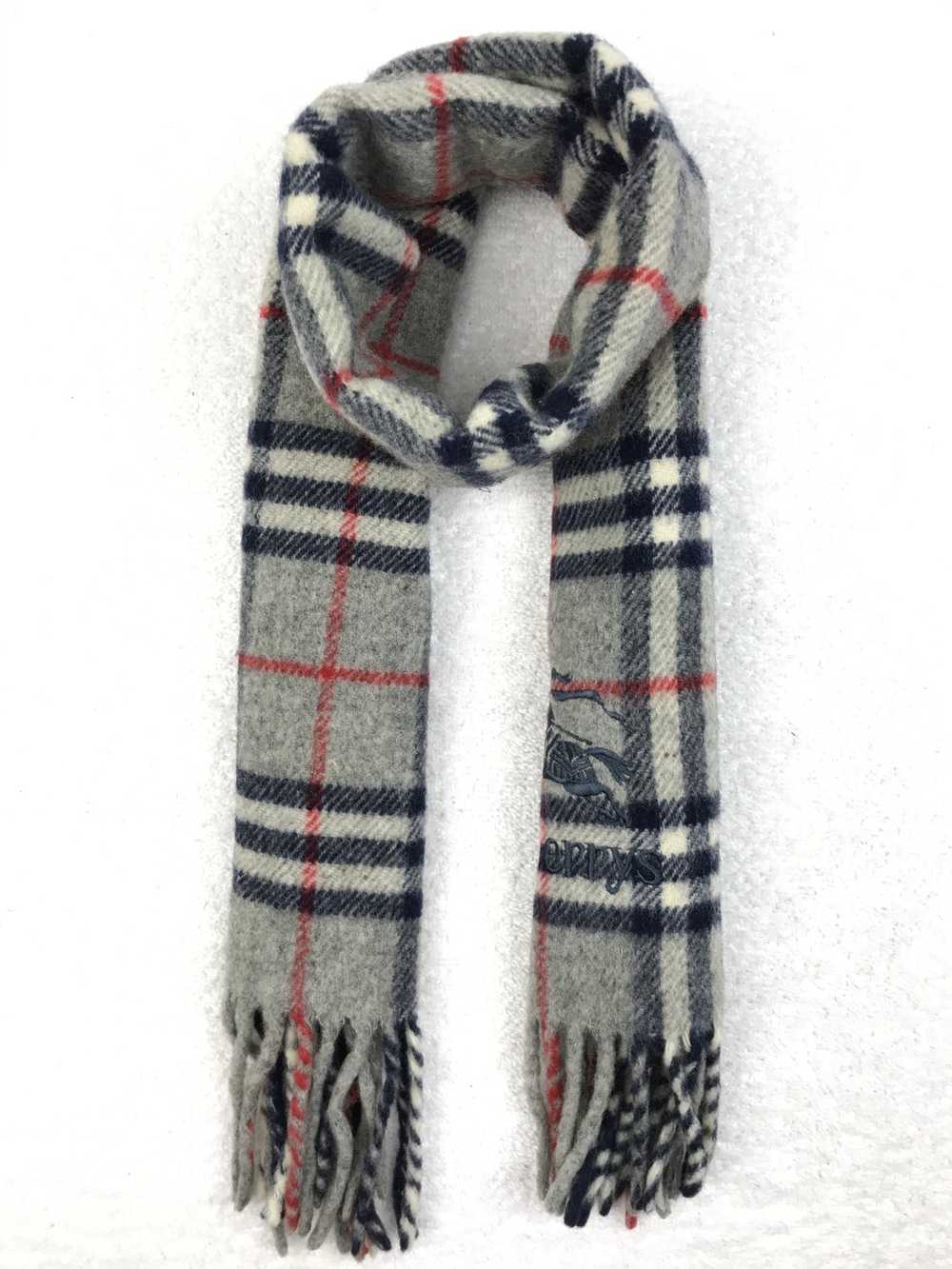 Burberry × Vintage Vintage Burberry Scarf Muffler… - image 1