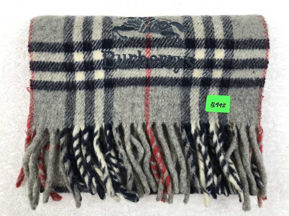 Burberry × Vintage Vintage Burberry Scarf Muffler… - image 2