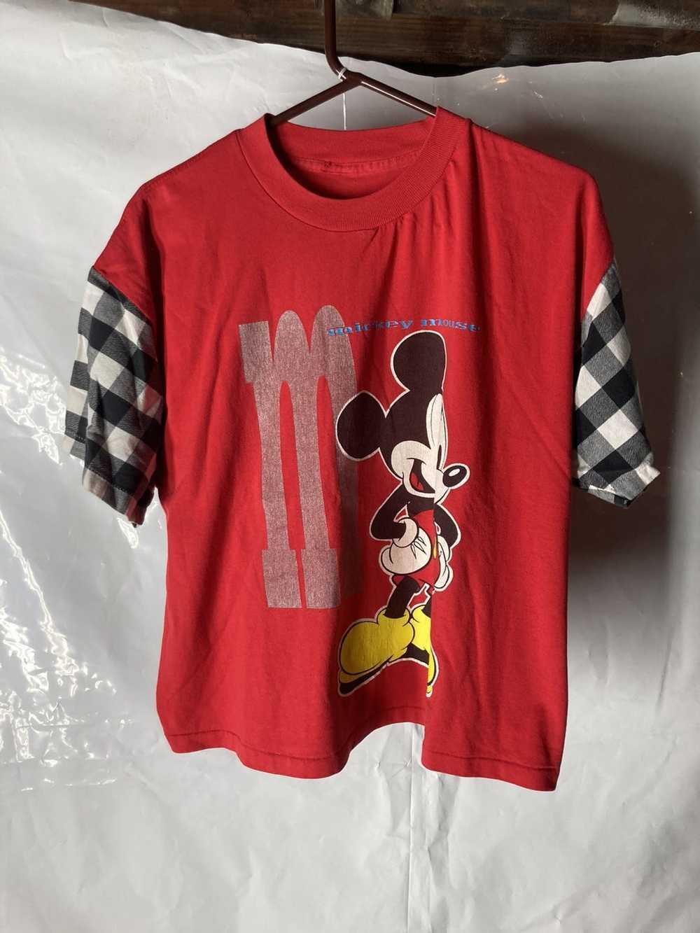 Mickey Mouse × Vintage Vintage 90s single stitch … - image 1