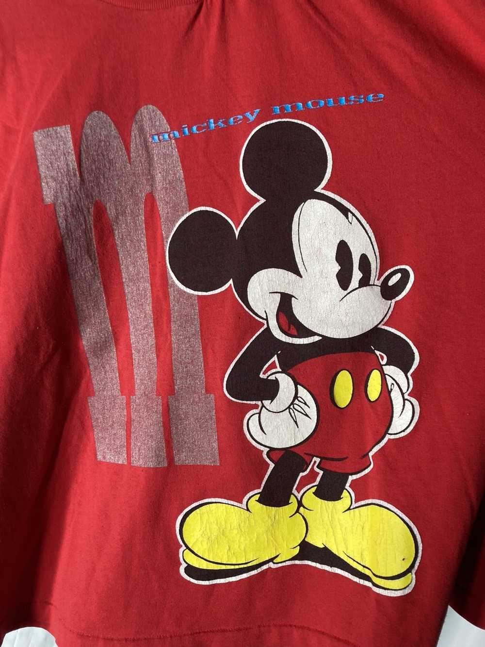 Mickey Mouse × Vintage Vintage 90s single stitch … - image 2