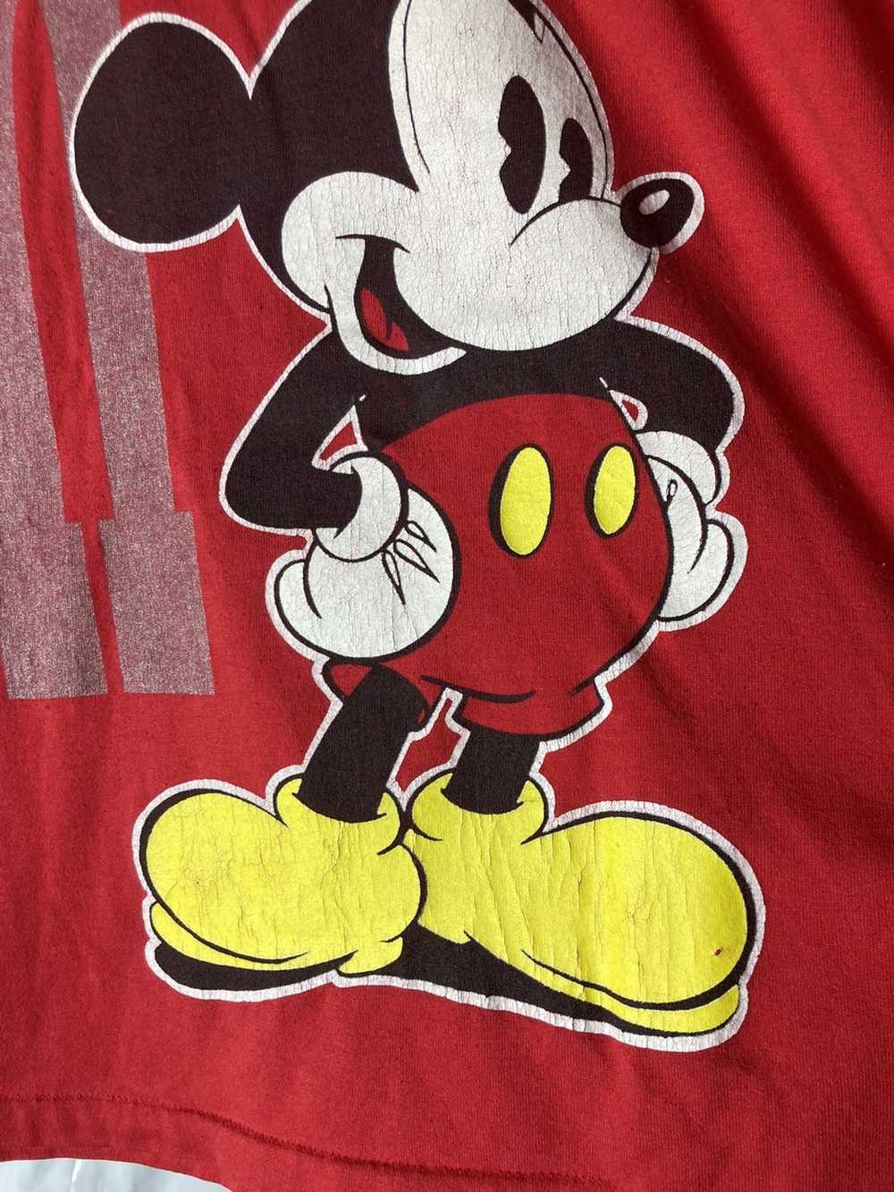 Mickey Mouse × Vintage Vintage 90s single stitch … - image 3