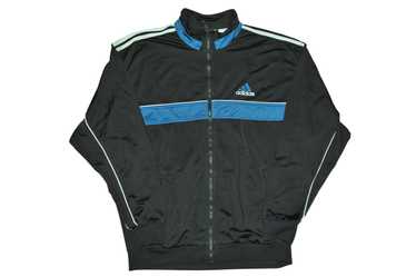 Adidas Vintage 90s Adidas Tracksuit Jacket Black … - image 1