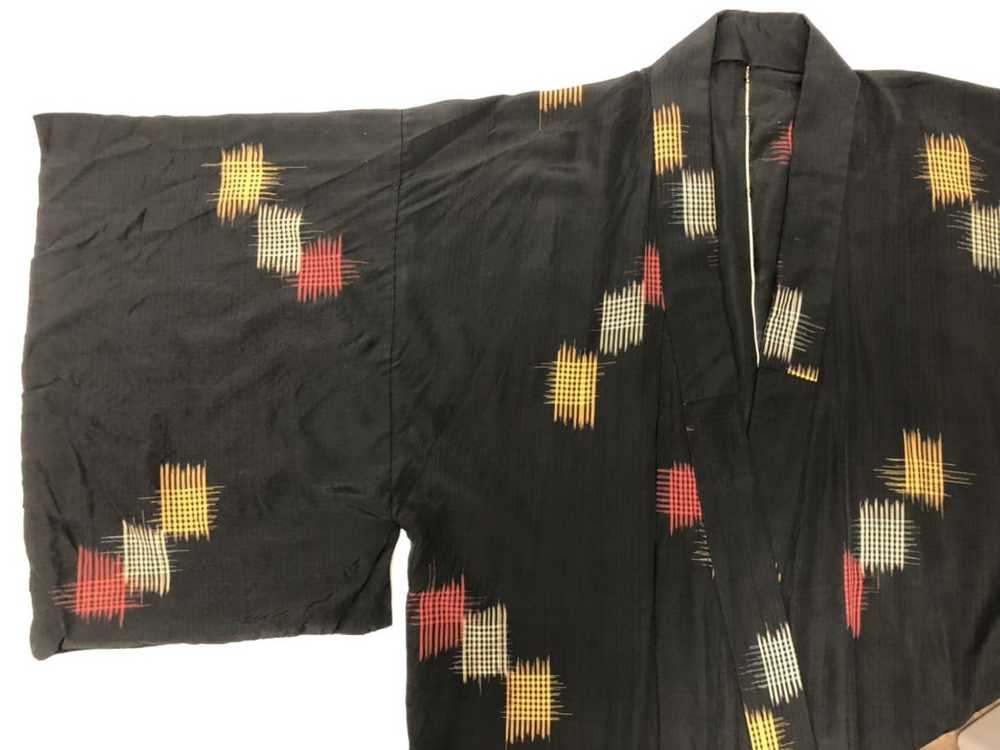 Other 50's Japanese KIMONO ATOMIC Rayon Robe Jack… - image 7